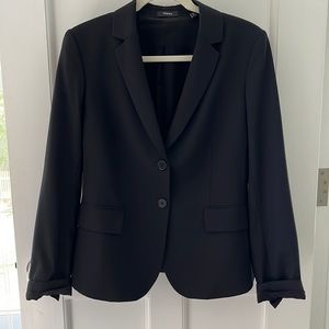 Theory Womens Black Blazer